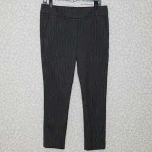 LOFT Marisa Skinny Pants Size 6 Polka Dot